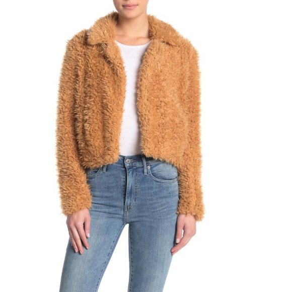 Blank NYC Jackets & Blazers - Blank NYC faux shearling teddy coat